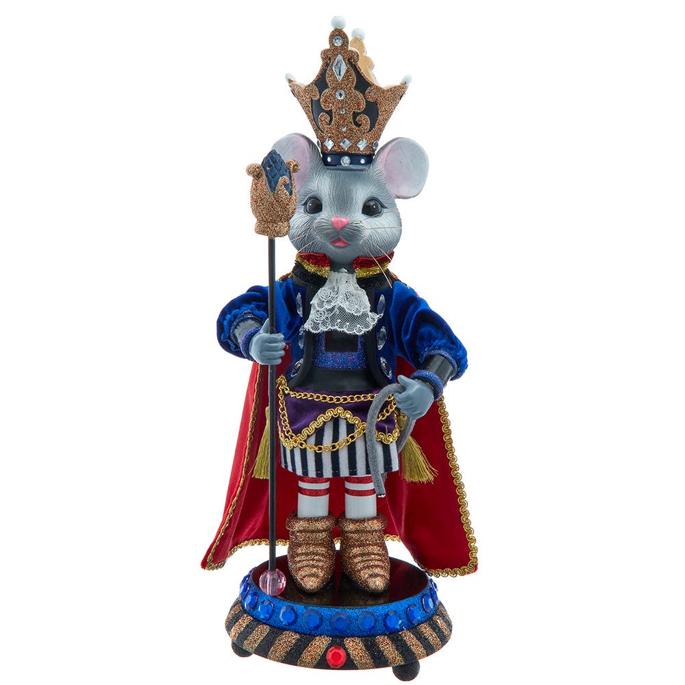 Kurt Adler 15-Inch Hollywood Nutcrackers Mouse King Nutcracker HA0789