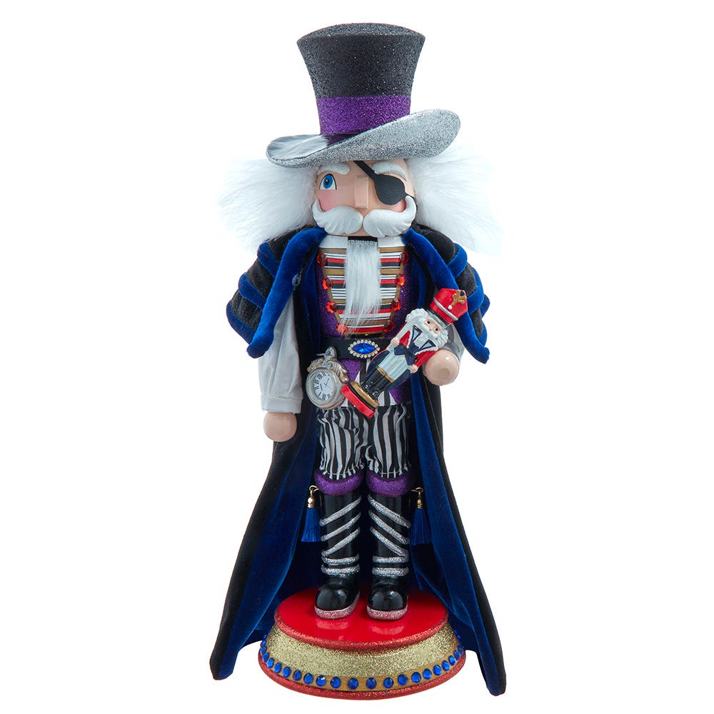 Kurt Adler 15-Inch Hollywood Nutcrackers Drosselmeyer Nutcracker HA0790