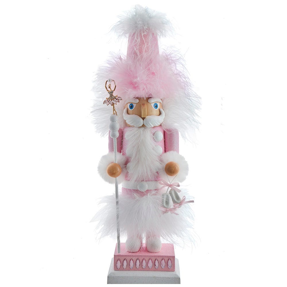 Kurt Adler 15-Inch Hollywood Nutcrackers Pink Ballet Nutcracker HA0796