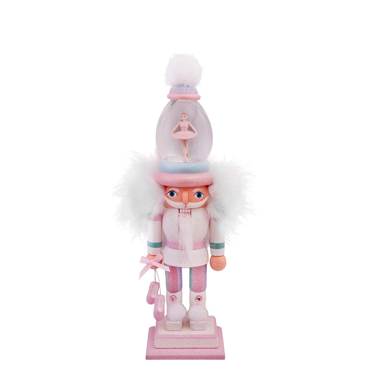 Kurt Adler 12.5" Hollywood Nutcrackers Ballet With Water Globe Hat Nutcracker #HA0827
