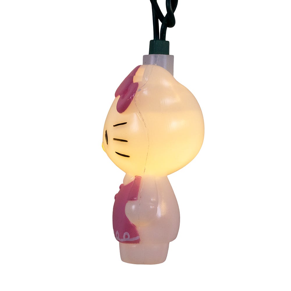 Kurt Adler 11.5-Foot 10-Light Battery Operated Hello Kitty LED Light Set