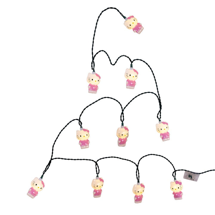Kurt Adler 11.5-Foot 10-Light Battery Operated Hello Kitty LED Light Set HK9251
