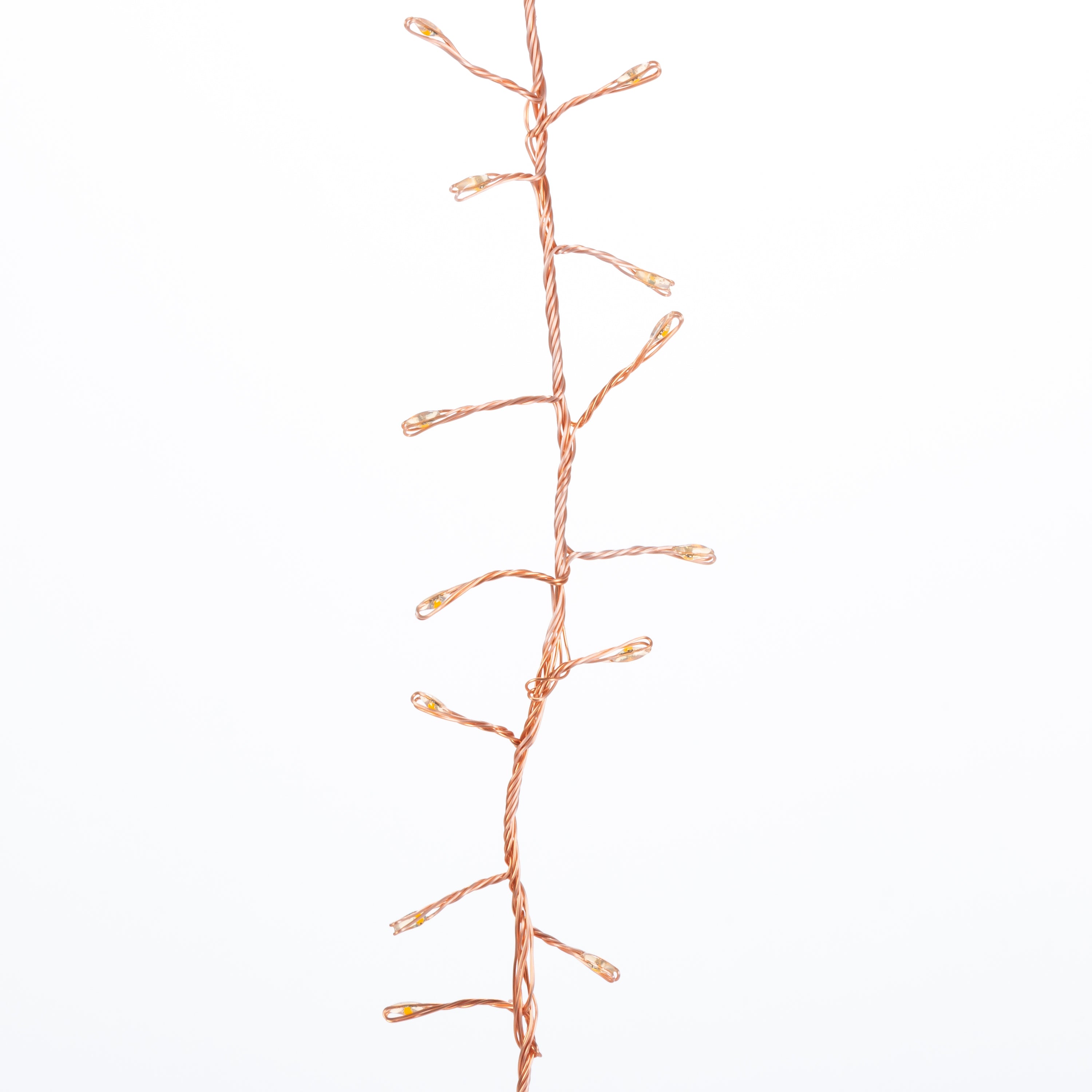 Set of 2 6 ft Electric Firecracker Garland with Warm White Lights