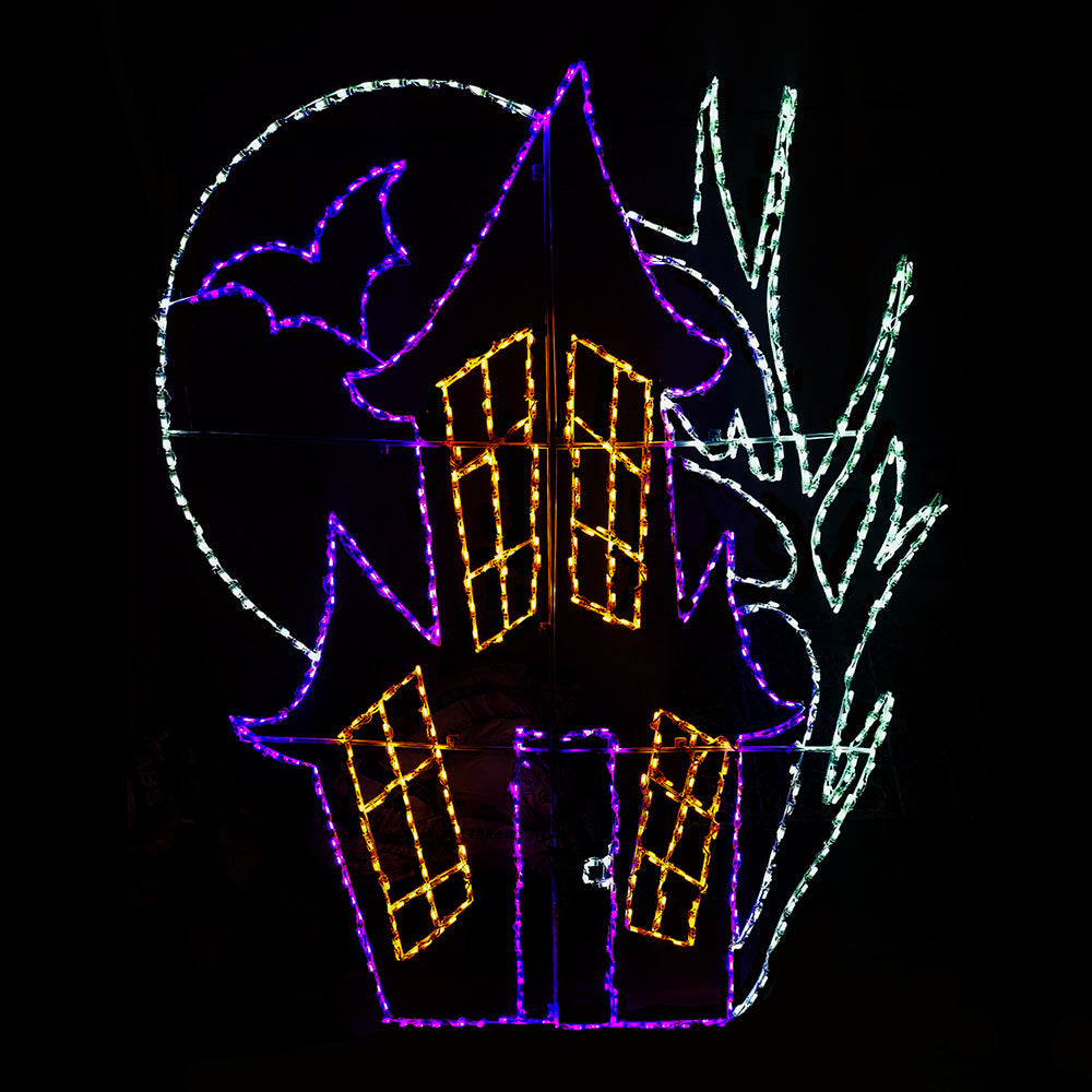 Brite Ideas 97" Haunted House LED Display HNTH