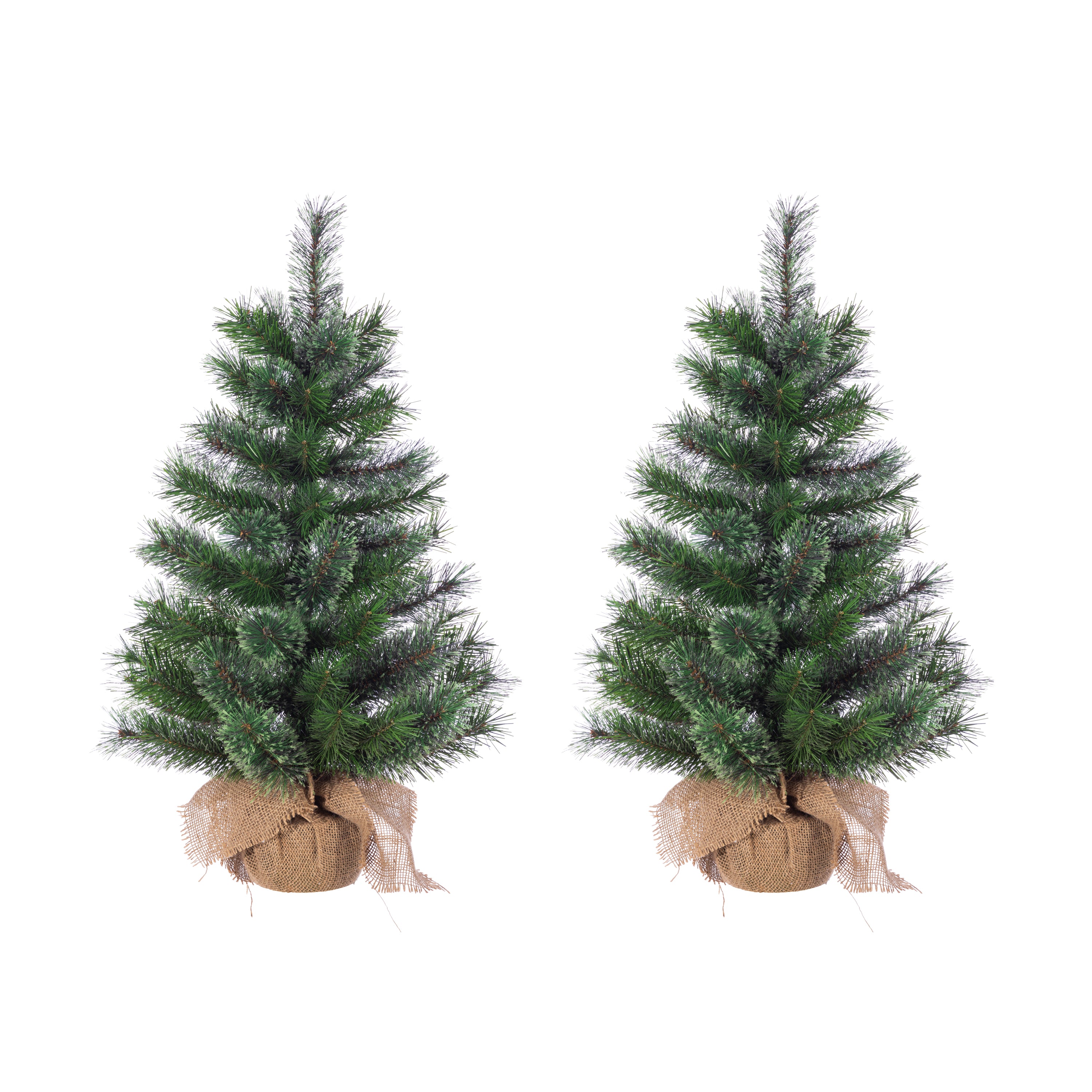 Sterling 30 in. Unlit Hard Needle Pine Set of 2