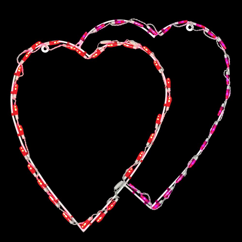 Brite Ideas 26" Double Heart LED Display HRD40