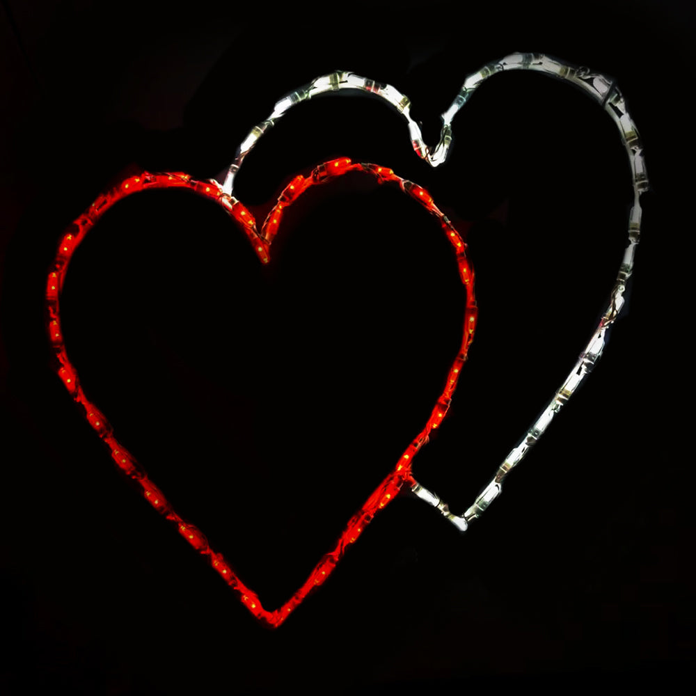 Brite Ideas 26" Double Heart LED Display HRD40