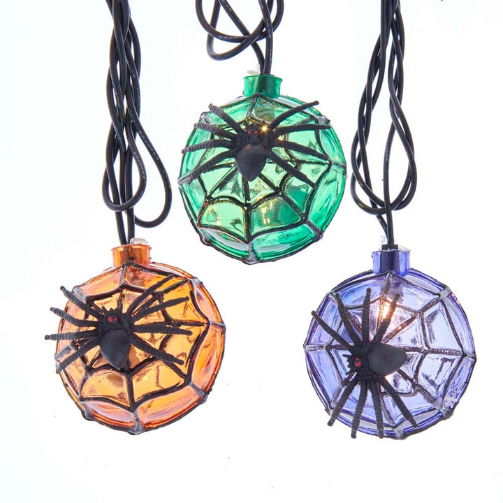 Kurt Adler UL 10-Light Multi-Color Spider Light Set