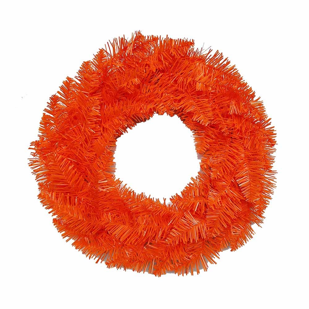 Kurt Adler 18-Inch Unlit Orange Wreath KS-HW1869