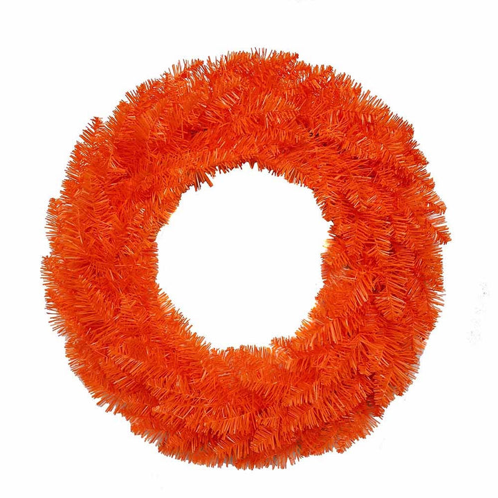 Kurt Adler 24-Inch Unlit Orange Wreath       