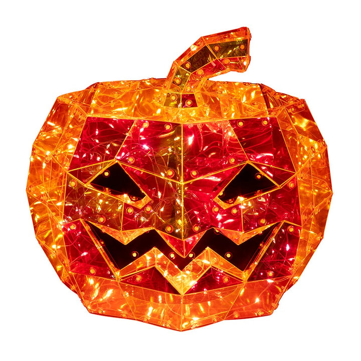 Kurt Adler 10-Inch 200-Light Orange Micro LED Holographic Jack-O-Lantern