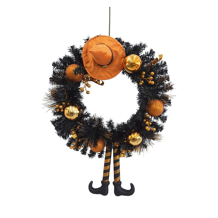 Kurt Adler 33-Inch Unlit Halloween Wreath