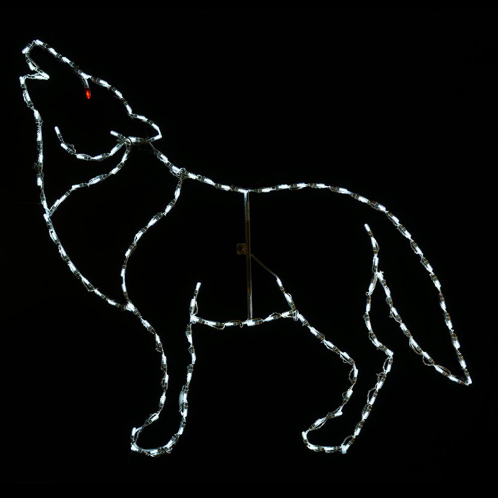 Brite Ideas 48" Howling Wolf LED Display HWLF
