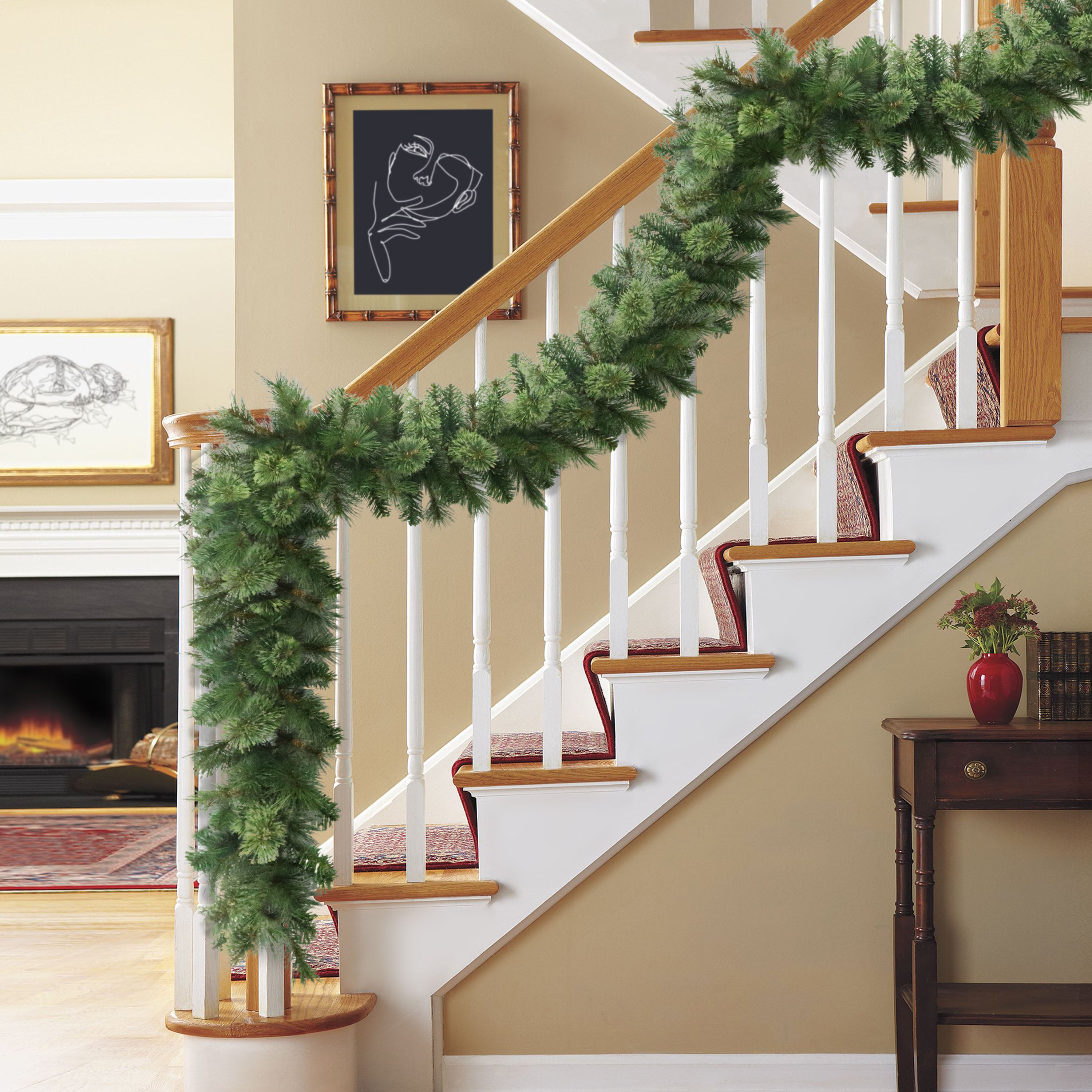 20' x 10" Teton Pine Christmas Garland