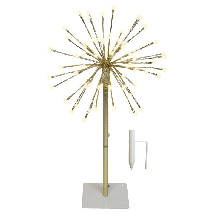 16" 3-in-1 LED Connectable Radiant Matte Gold Blast with Warm White Lights # LED16RB3N1MGW