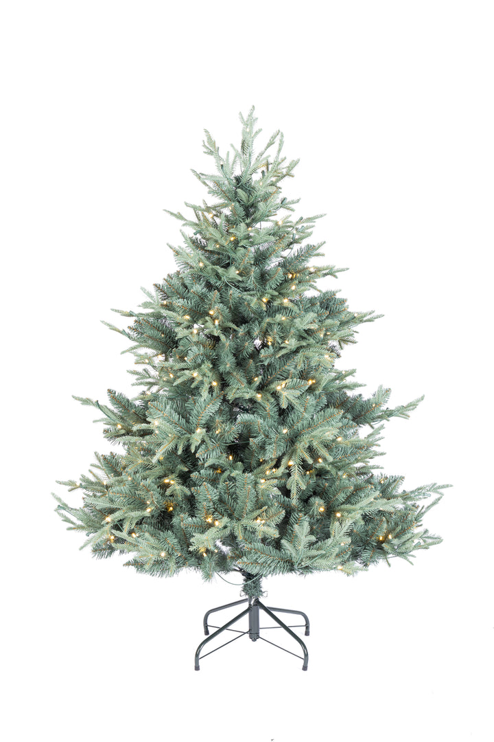 Sterling Lush 5 Foot Prelit Blue Spruce Christmas Tree with Mixed Tips #7043--50CLED