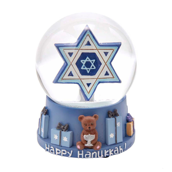 Kurt Adler 100MM Musical Hanukkah Star of David Waterglobe