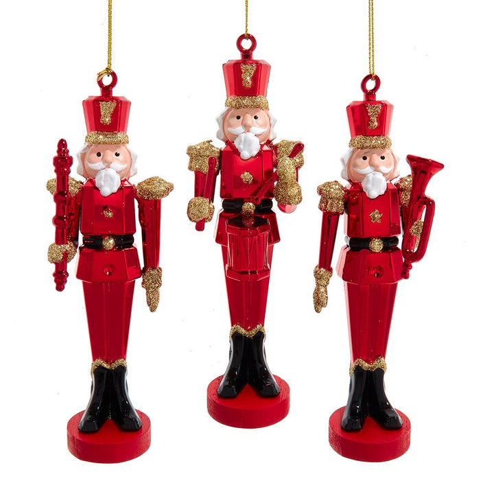 5.5" Red Nutcracker Ornament, 3 Assorted #J7820