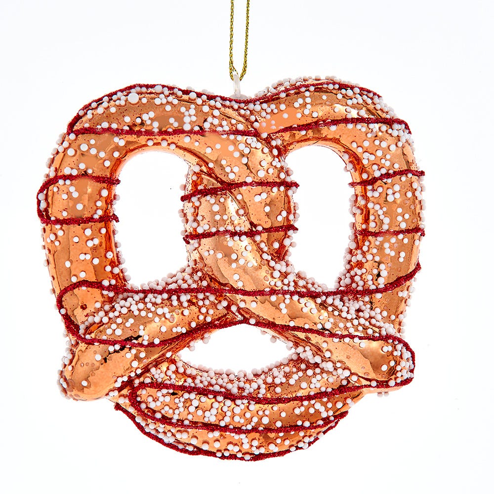 4" Pretzel Bread Ornament J7829