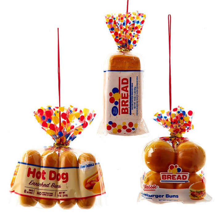 3.5-4.5" Bread in Bag Ornament, 3 Assorted #J8852