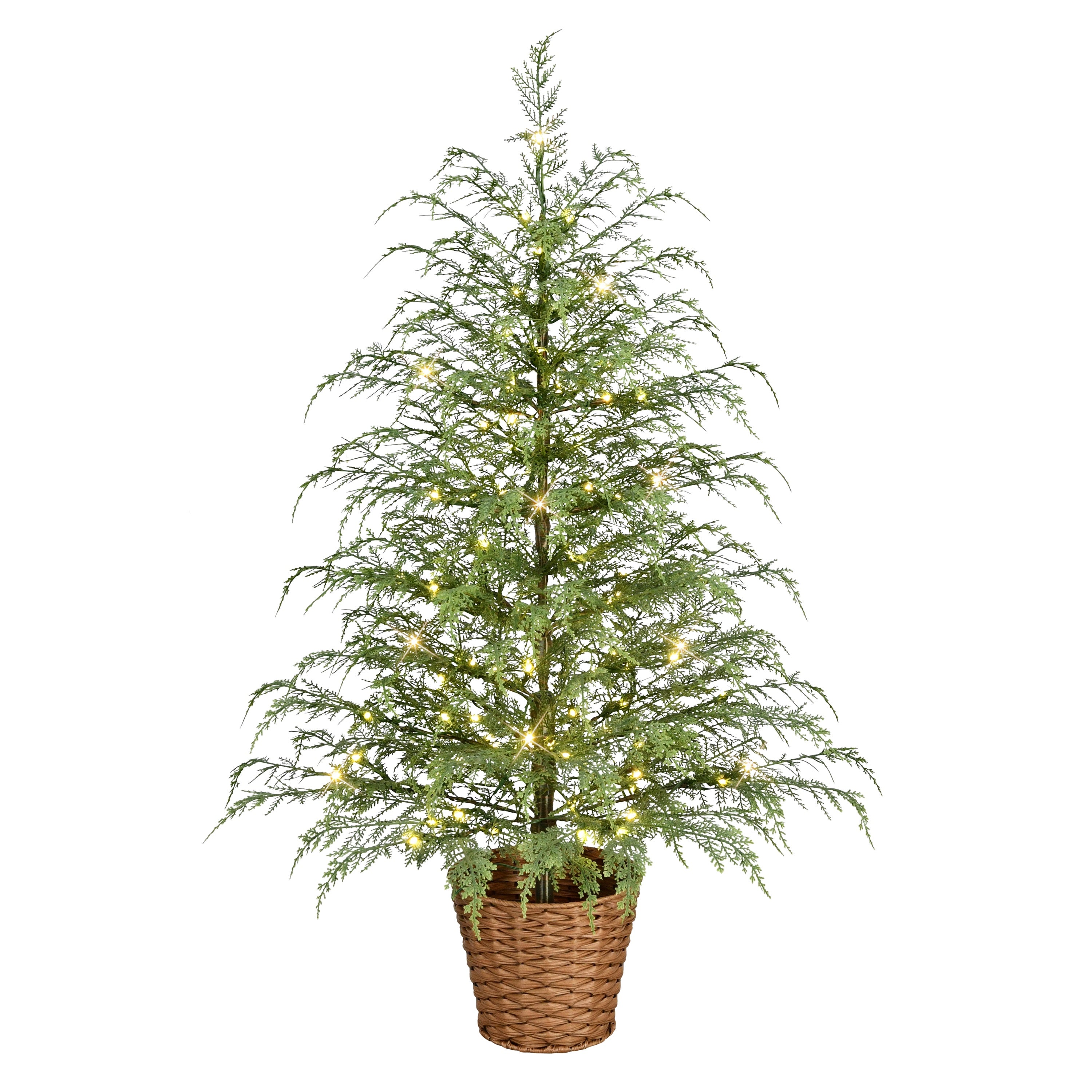 4 ft. Pre-Lit Cedar Artificial Tree 4494-ST40RL1A