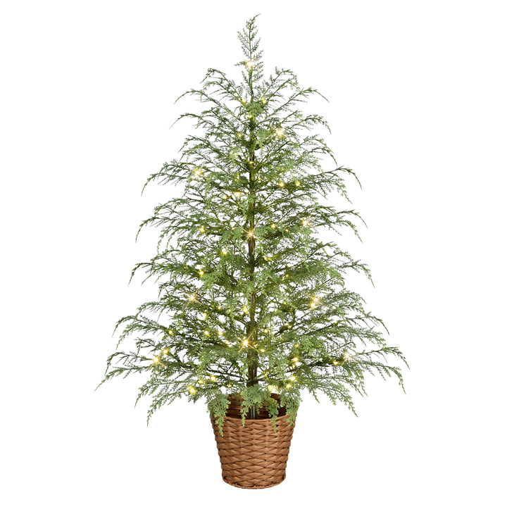 4 ft. Pre-Lit Cedar Artificial Tree 4494-ST40RL1A