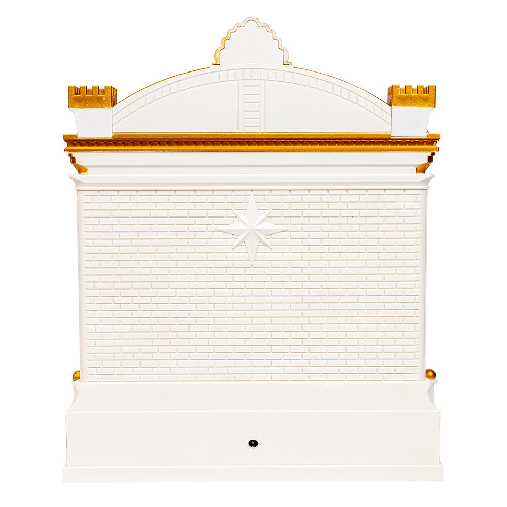 Kurt Adler 9.25-Inch Battery Operated USB LED Lighted Ballet Theater Lantern with Spinning Glitter Water