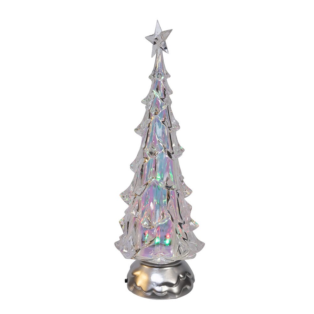 Kurt Adler 14-Inch Battery-Operated RGB LED Lighted Animated Spinning Tree