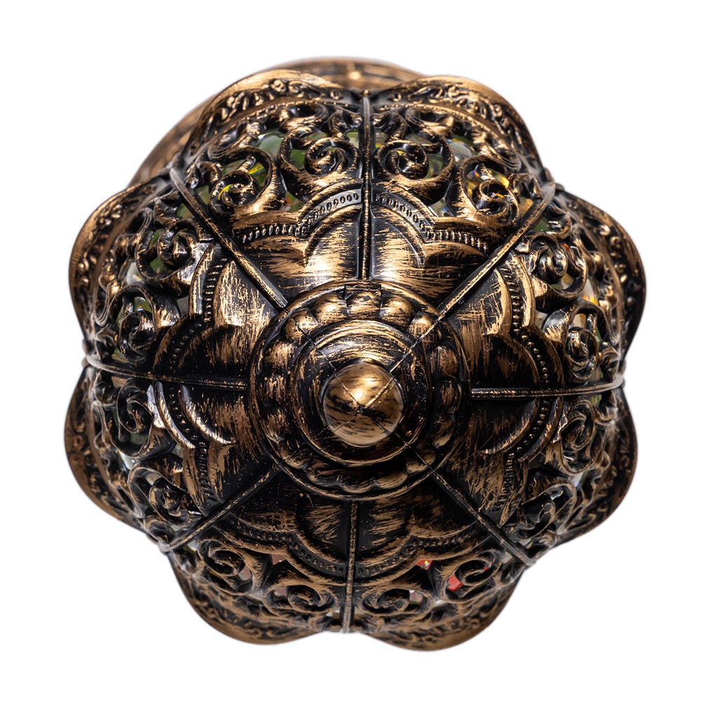 Kurt Adler 8.66-Inch Battery Operated Lighted LED Santa and Carousel Water Lantern