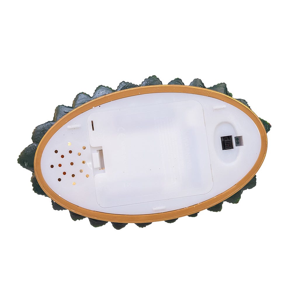 Kurt Adler 13.4-Inch Battery Operated USB LED Lighted Santa and Deer Tablepiece with Spinning Glitter Water