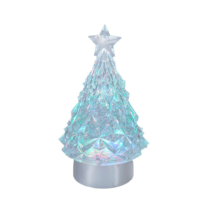 Kurt Adler 9-Inch Battery Operated USB LED Lighted Tree Water Lantern JEL1069
