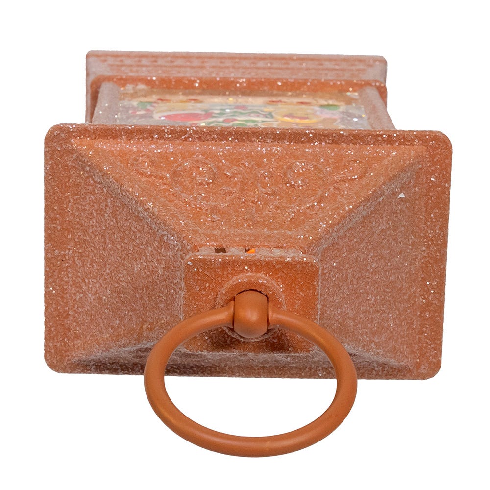 Kurt Adler 8.37-Inch Battery-Operated USB LED Lighted Gingerbread Water Lantern