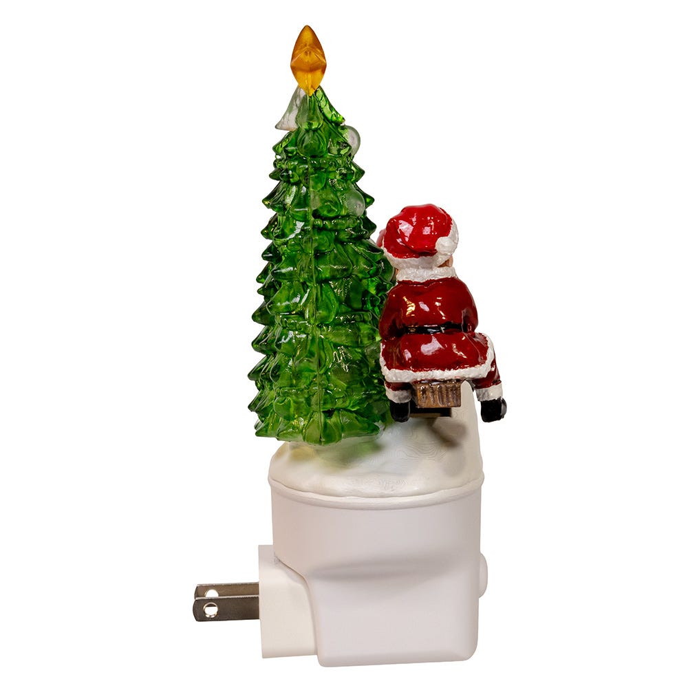 Kurt Adler 6.18-Inch LED Nightlight with  Tree and SeeSaw