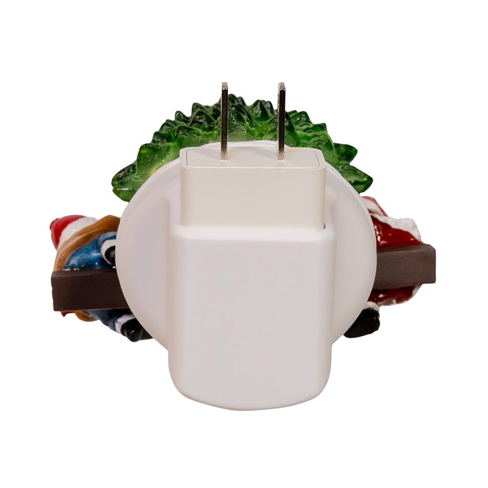 Kurt Adler 6.18-Inch LED Nightlight with  Tree and SeeSaw