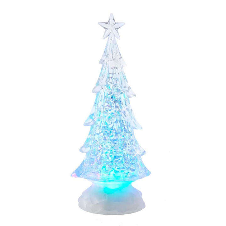 Kurt Adler 10-Inch Battery-Operated LED Lit Tree with Water Table Piece