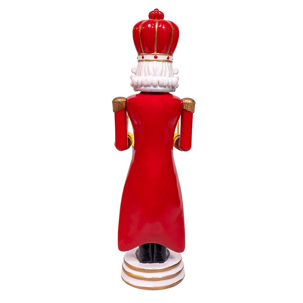 Kurt Adler 12" Battery Operated Lighted King Nutcracker Table Piece