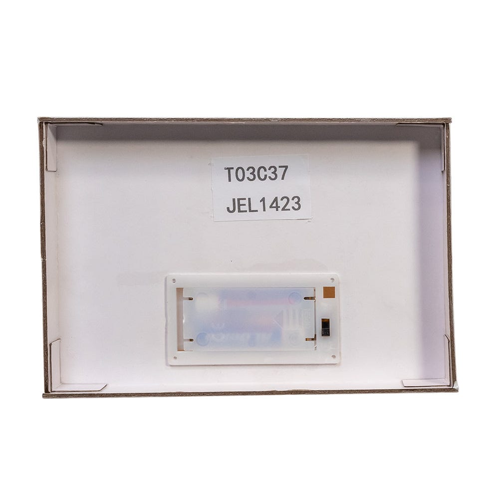 Kurt Adler 8.75-Inch Battery Operated LED Lighted Gold Paper House Table Piece