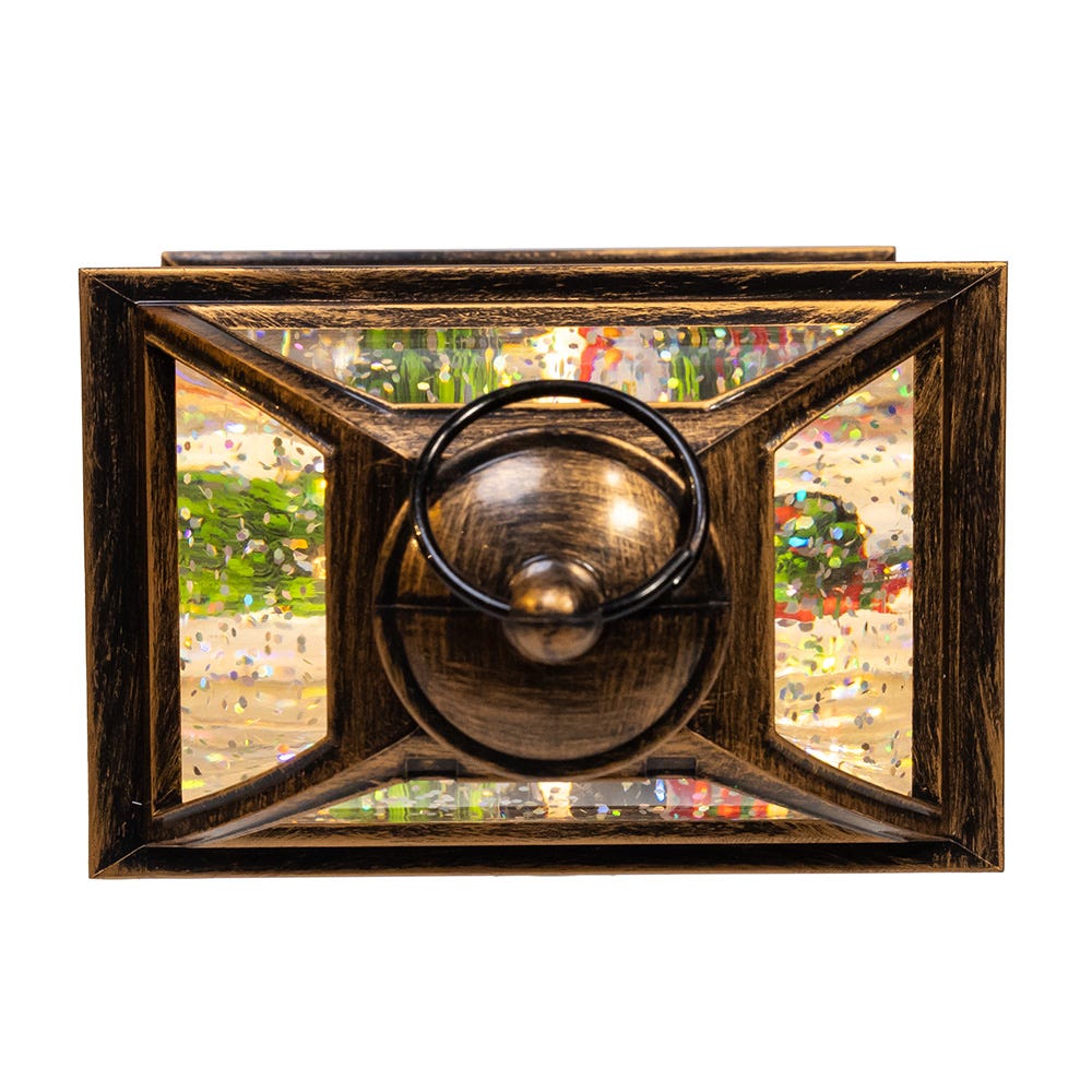 Kurt Adler 6.54-Inch Battery Operated LED Snowman Water Lantern