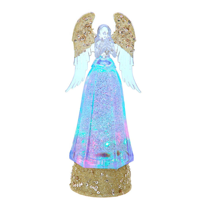 Kurt Adler 10.24-Inch Battery-Operated LED Lighted Angel Lantern JEL1430