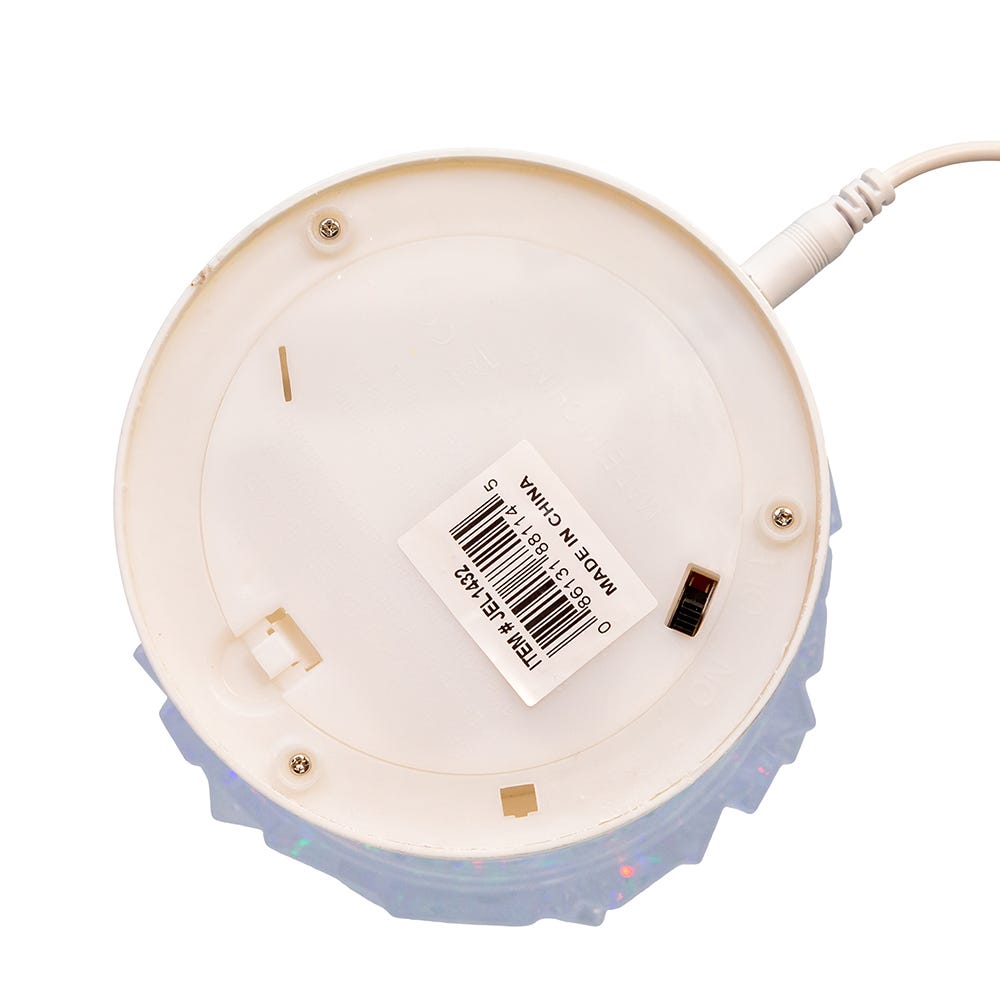 Kurt Adler 17.25-Inch Battery Operated USB LED Lighted Christmas Tree Lantern with Spinning Glitter Water