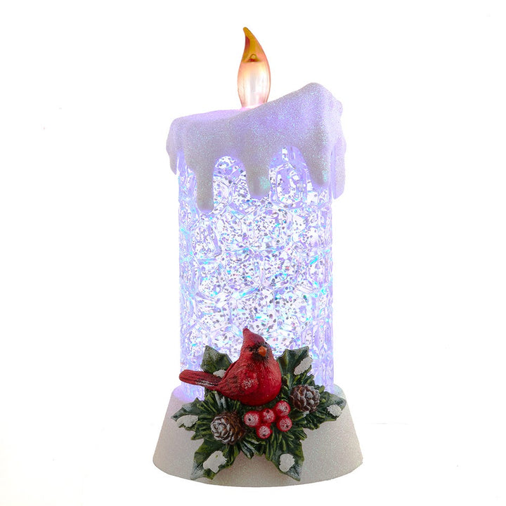 Kurt Adler 8.5-Inch Battery Operated Color Changing LED Lighted Cardinal Candle 