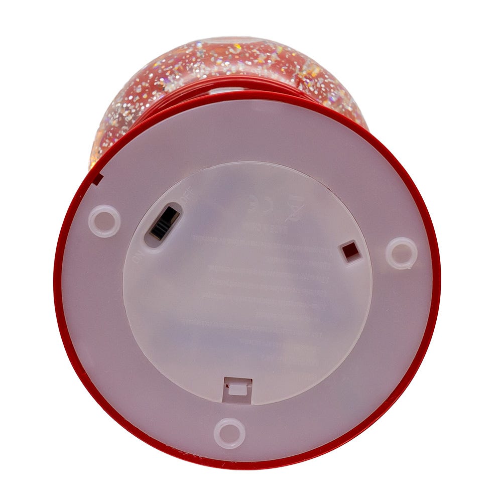 Kurt Adler 16-Inch Battery Operated Lighted Tower with Santa Scene Village