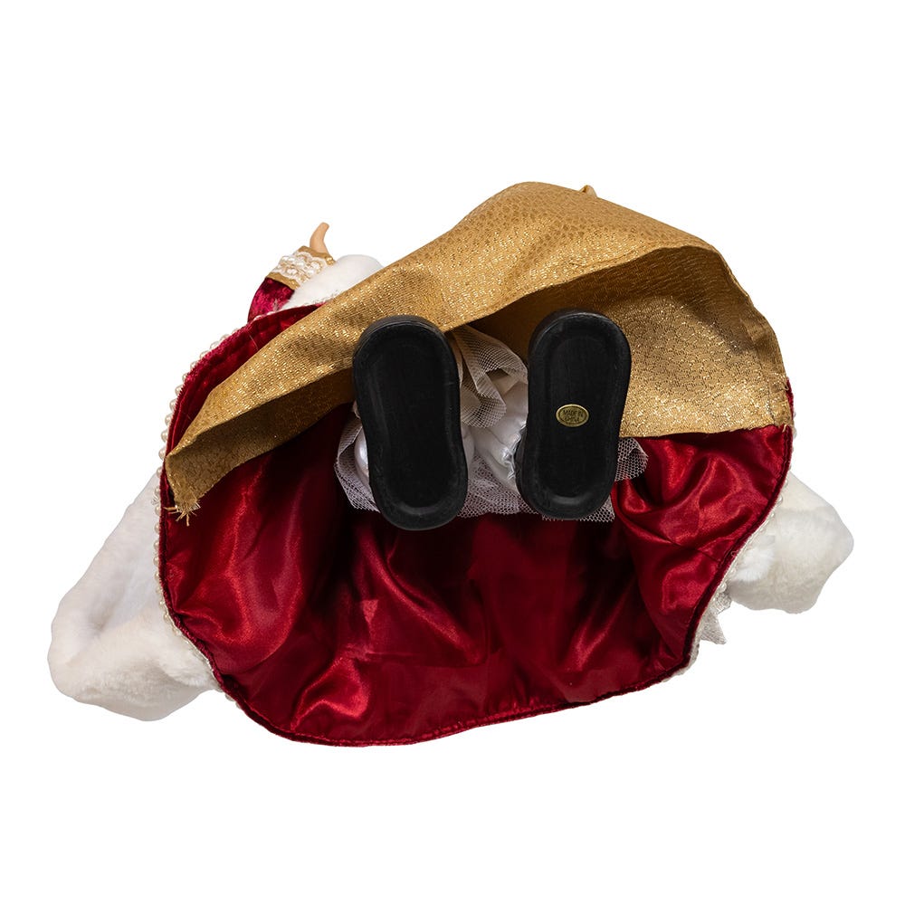 Kurt Adler 17-Inch Jacqueline Kent Red and Gold Mrs. Claus Figurine