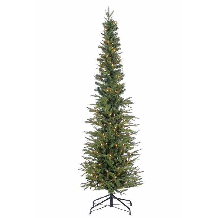 Sterling 6.5-Foot Natural Cut Narrow Lincoln Pine with 200 LED Lights