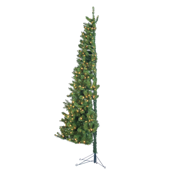 Sterling 7 ft. Pre Lit Clear UL Glenwood Spruce Corner Tree