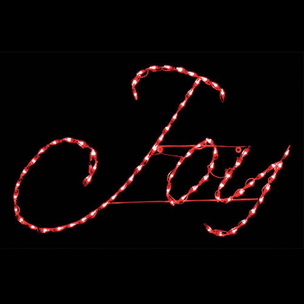 Brite Ideas 48" Red Joy LED Sign JOY150RD