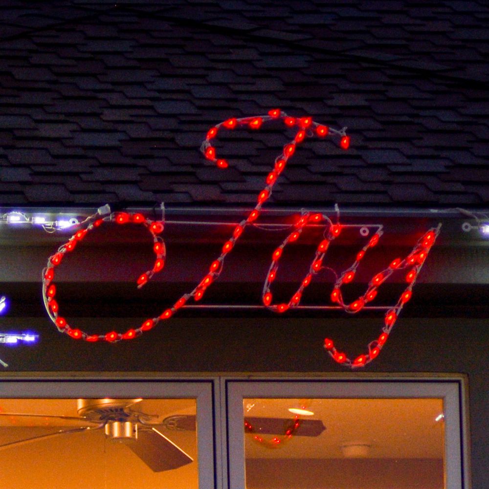 Brite Ideas 48" Red Joy LED Sign JOY150RD