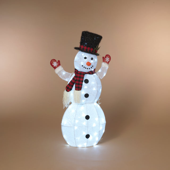 Welcoming 41.5 in H UL Electric Lighted Holiday Snowman Outdoor Safe Décor 2741410EC