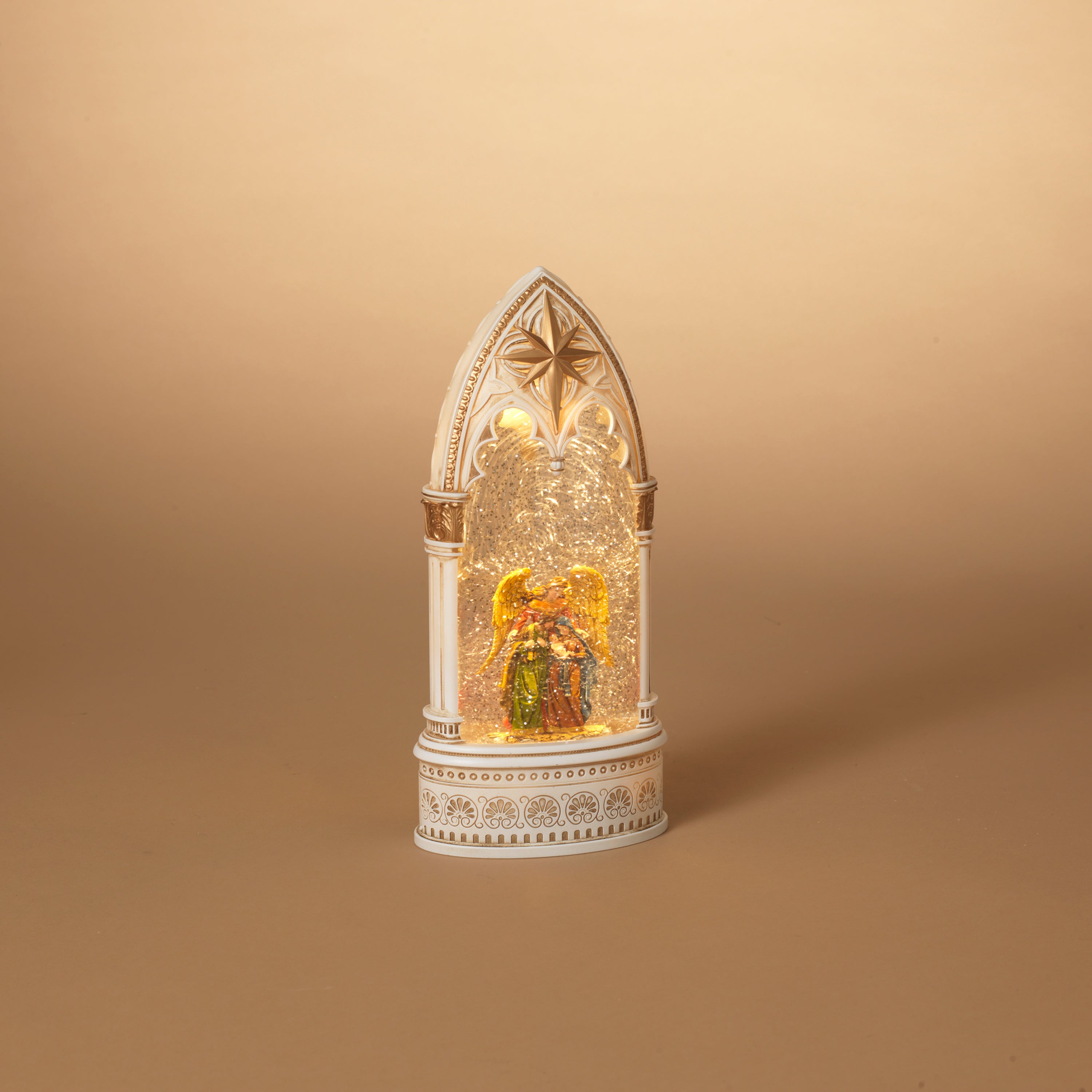 Alpine 11.8 in H Battery Operated Lighted Nativity Spinning Water Globe 2659250EC