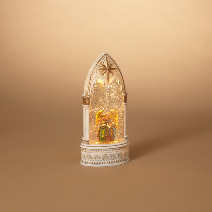 Alpine 11.8 in H Battery Operated Lighted Nativity Spinning Water Globe 2659250EC